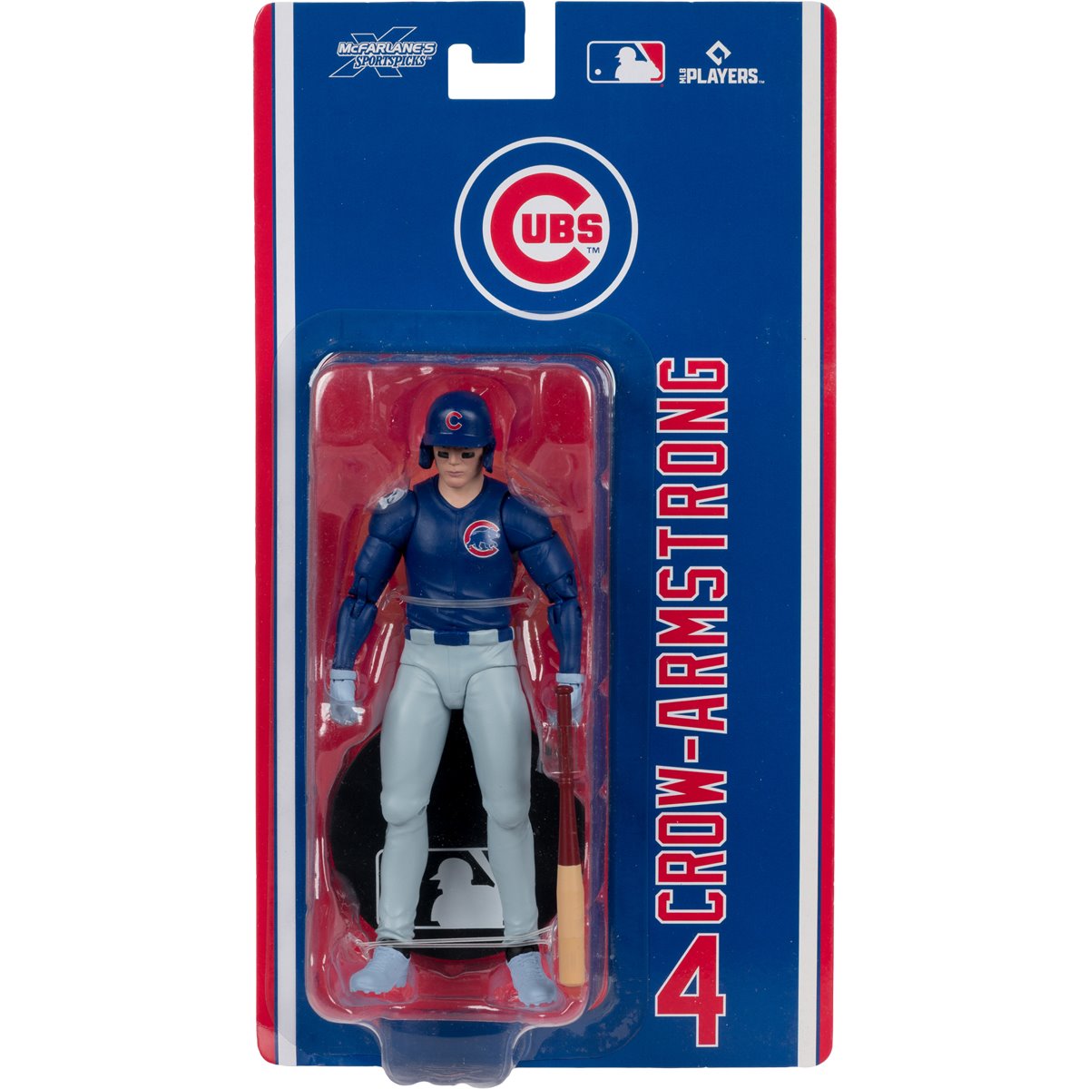 Pete Crow-Armstrong MLB SportsPicks 6-Inch Figure — Package Front Sealed Blister Card