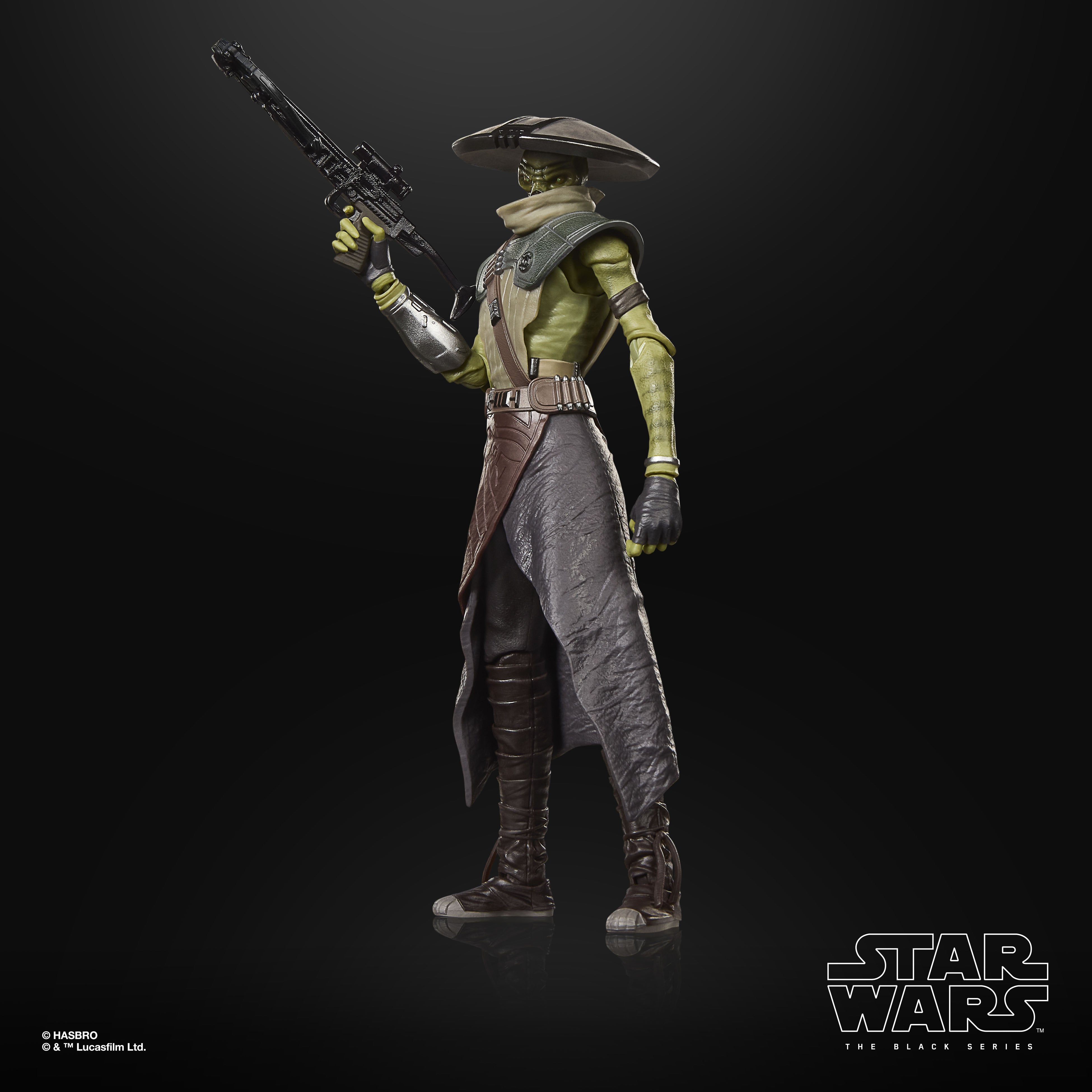 Embo Black Series 6-Inch Figure — Side View Holding Bowcaster Raised