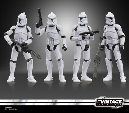 Phase I Clone Troopers Vintage Collection 3.75-Inch 4-Pack — Figure Detail with Vintage Collection Branding