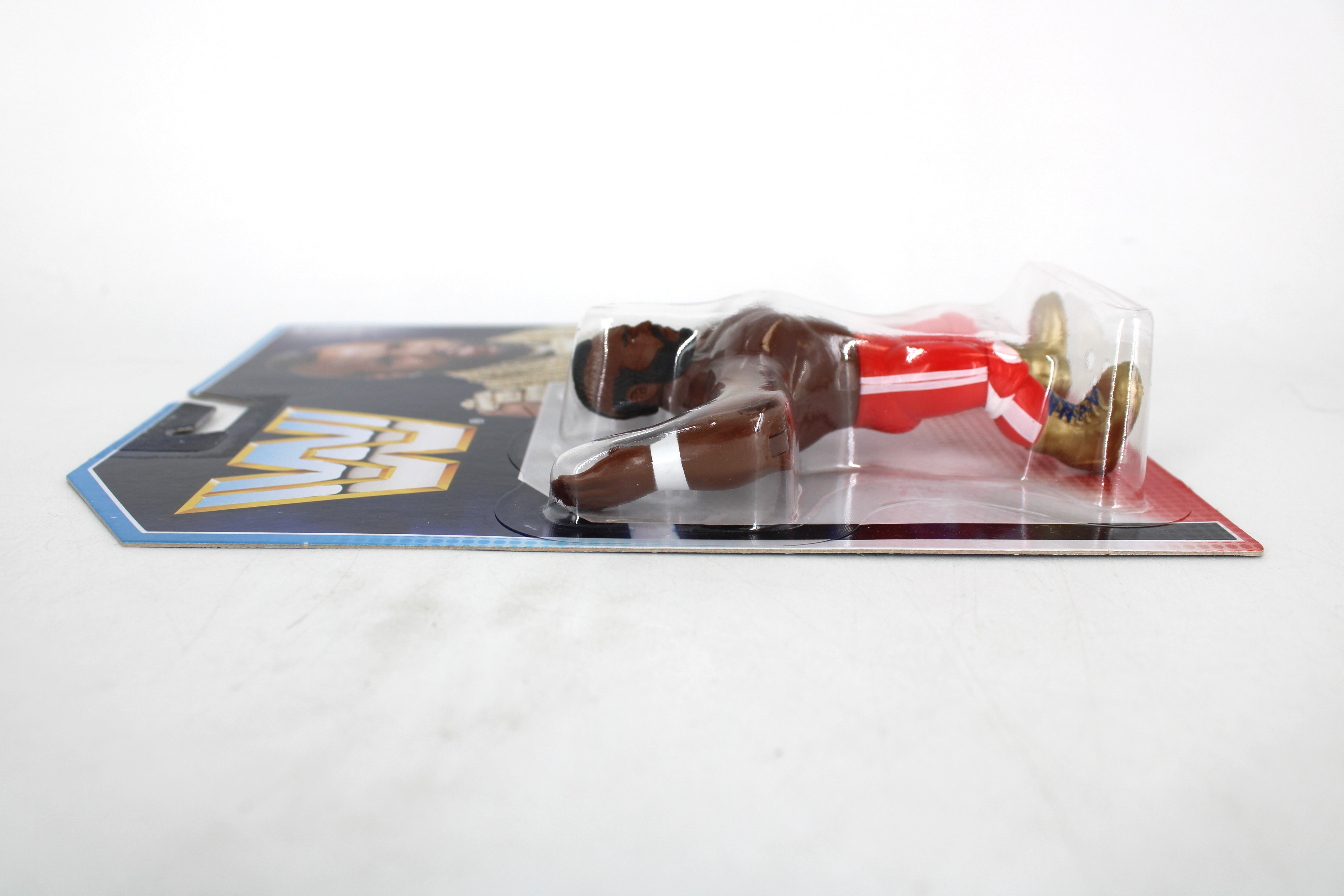 Mr. T WWE Retro Series 2021 Figure — Side View Card and Bubble Profile