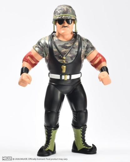 Heel Sgt. Slaughter Big Rubber Guys 8-Inch Figure — Full Body Front View