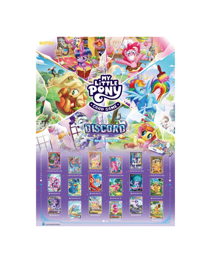 Discord!!! My Little Pony Card Game Booster Pack 02 — Premium Card Rarity Display Chart