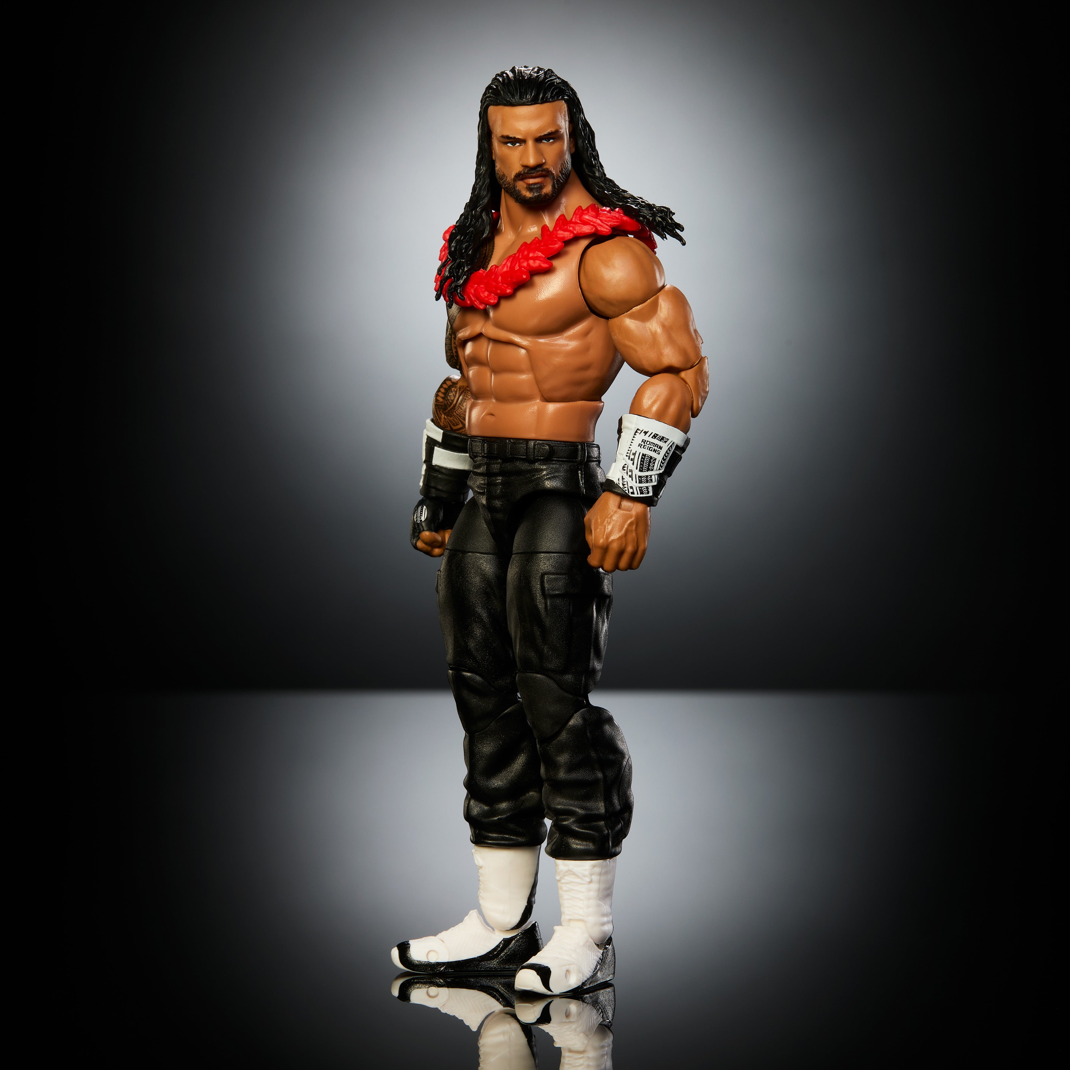 Roman Reigns WWE Elite Collection 6-Inch Figure — Side View Full Body with White Boots