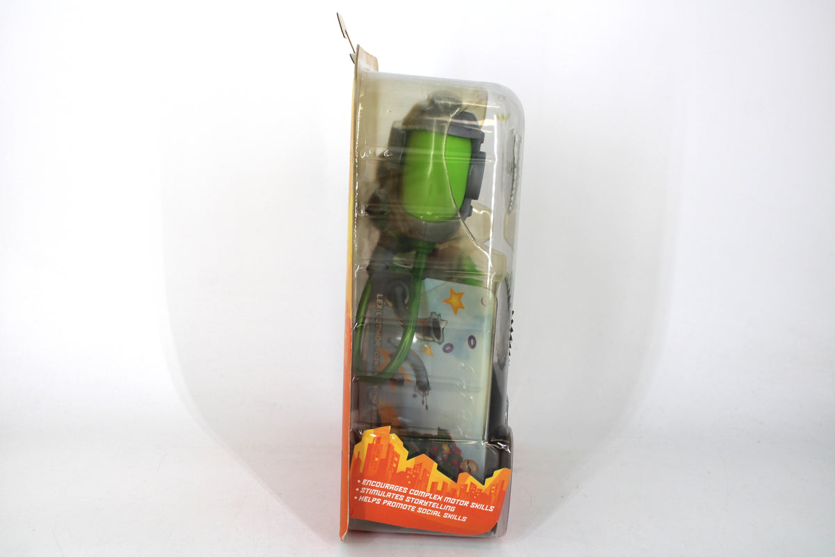 Lex Luthor DC Super Friends 2007 Carded Figure — Side View Showing Bubble Depth and Hanger Tab