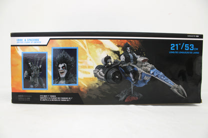 Lobo & Spacehog DC Multiverse Gold Label Set — Box Back View Showing Alternate Head Sculpts