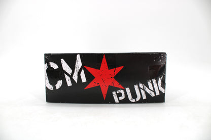 CM Punk WWE Elite Collection Mattel Creations Exclusive Figure — Bottom Panel with Chicago Star Logo