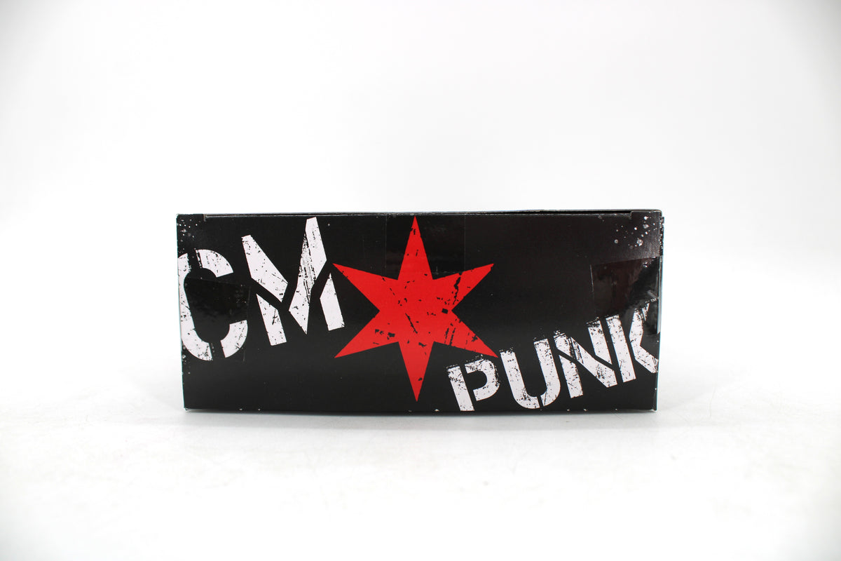 CM Punk WWE Elite Collection Mattel Creations Exclusive Figure — Bottom Panel with Chicago Star Logo