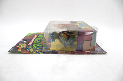 Leonardo TMNT Classic Collection 2013 Carded Figure — Side View Showing Bubble Depth
