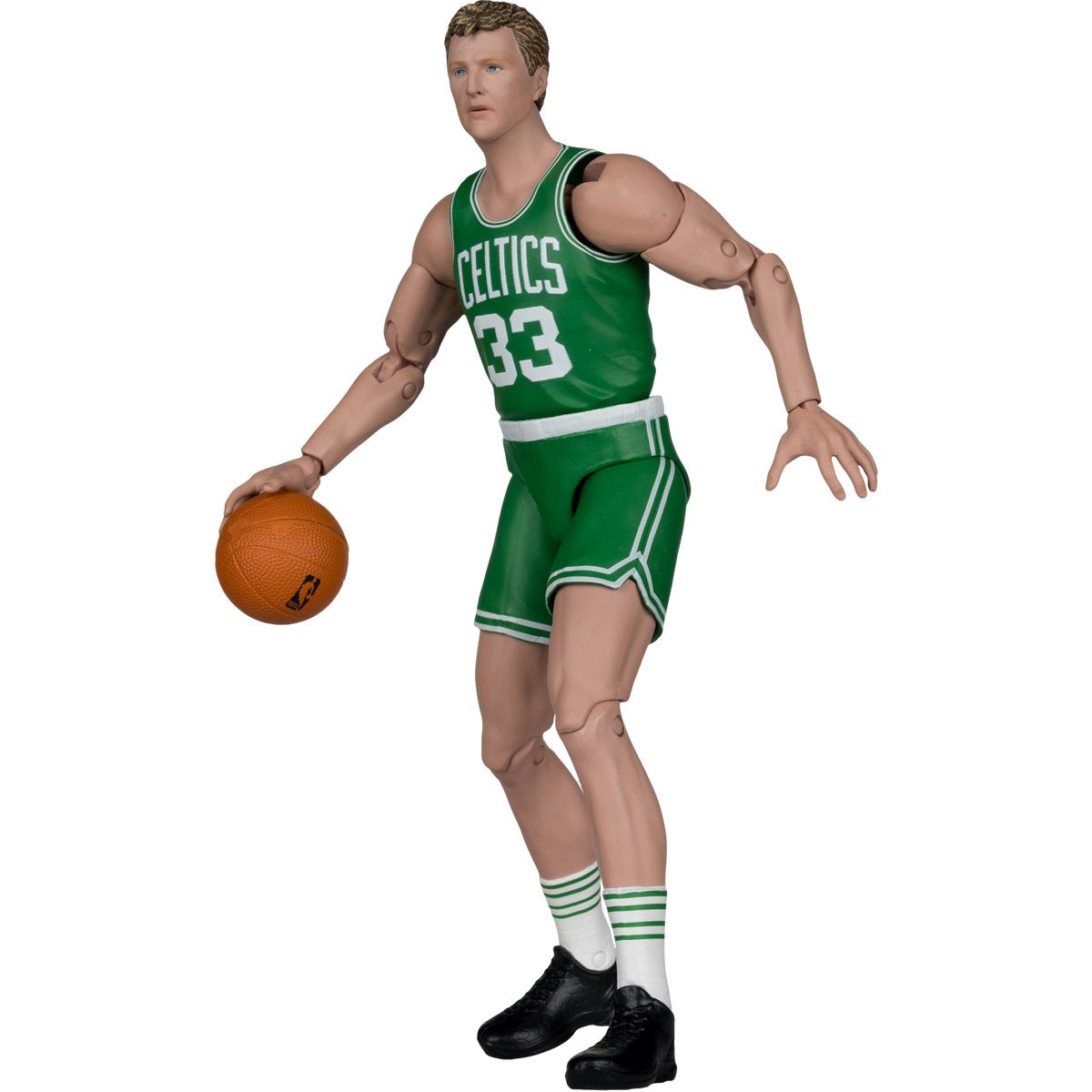 Larry Bird NBA SportsPicks Legends 6-Inch Figure — Dribbling Pose Side View