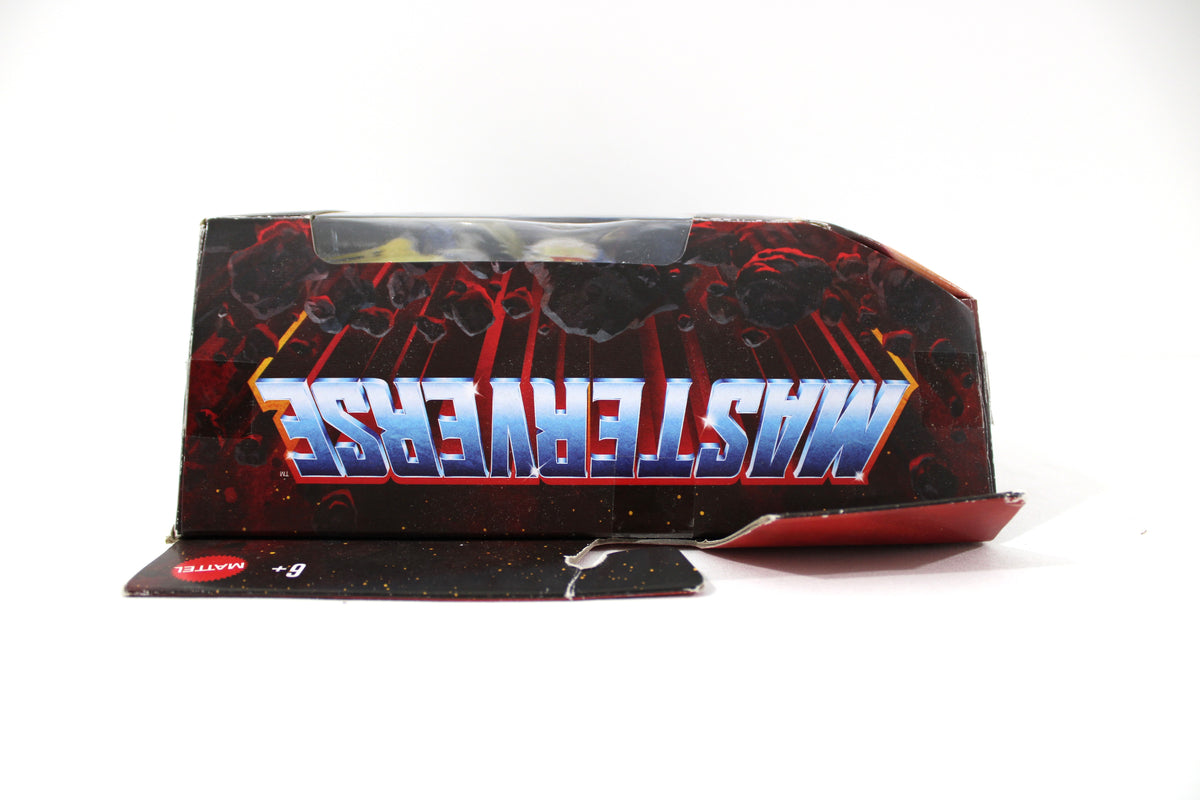 Sy-Klone Masterverse New Eternia Figure — Box Top with Masterverse Logo Detail
