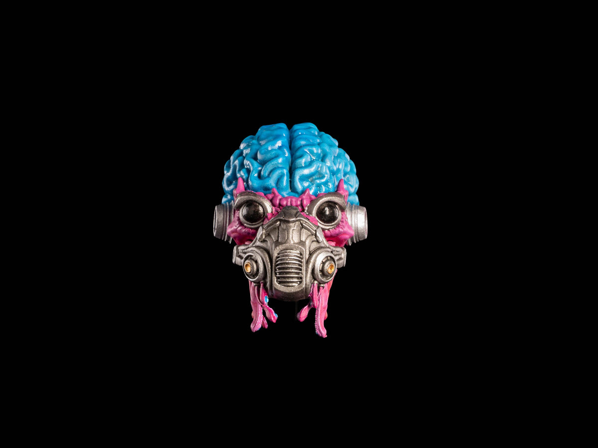 Cosmic Legions Mortal Thorn Brainer Mechroticon Head — Figure Detail Close-Up