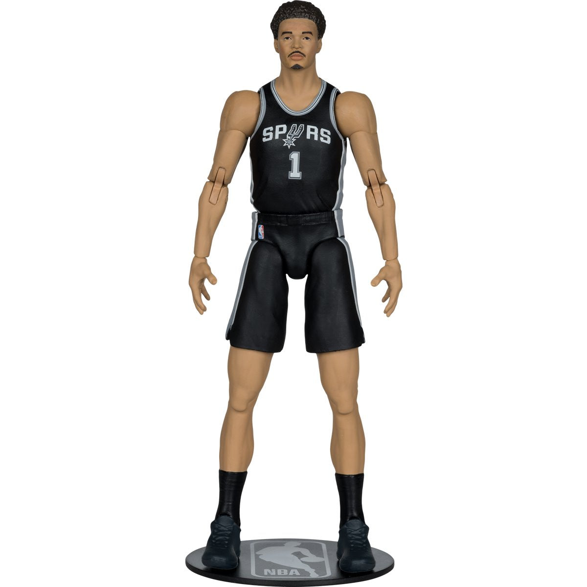 Victor Wembanyama McFarlane SportsPicks 6-Inch Figure — Front View Full Figure on NBA Base