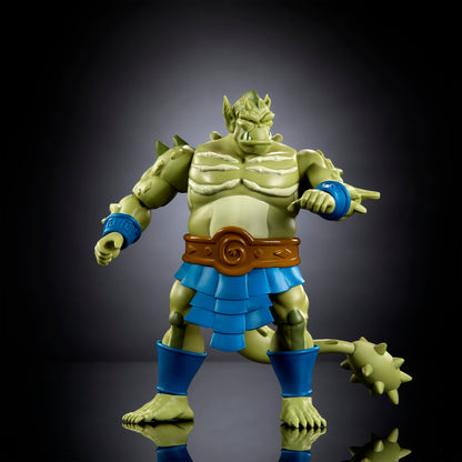 Whiplash Masters of the Universe Origins 5.5-Inch Figure — Full Body Front View with Spiked Tail