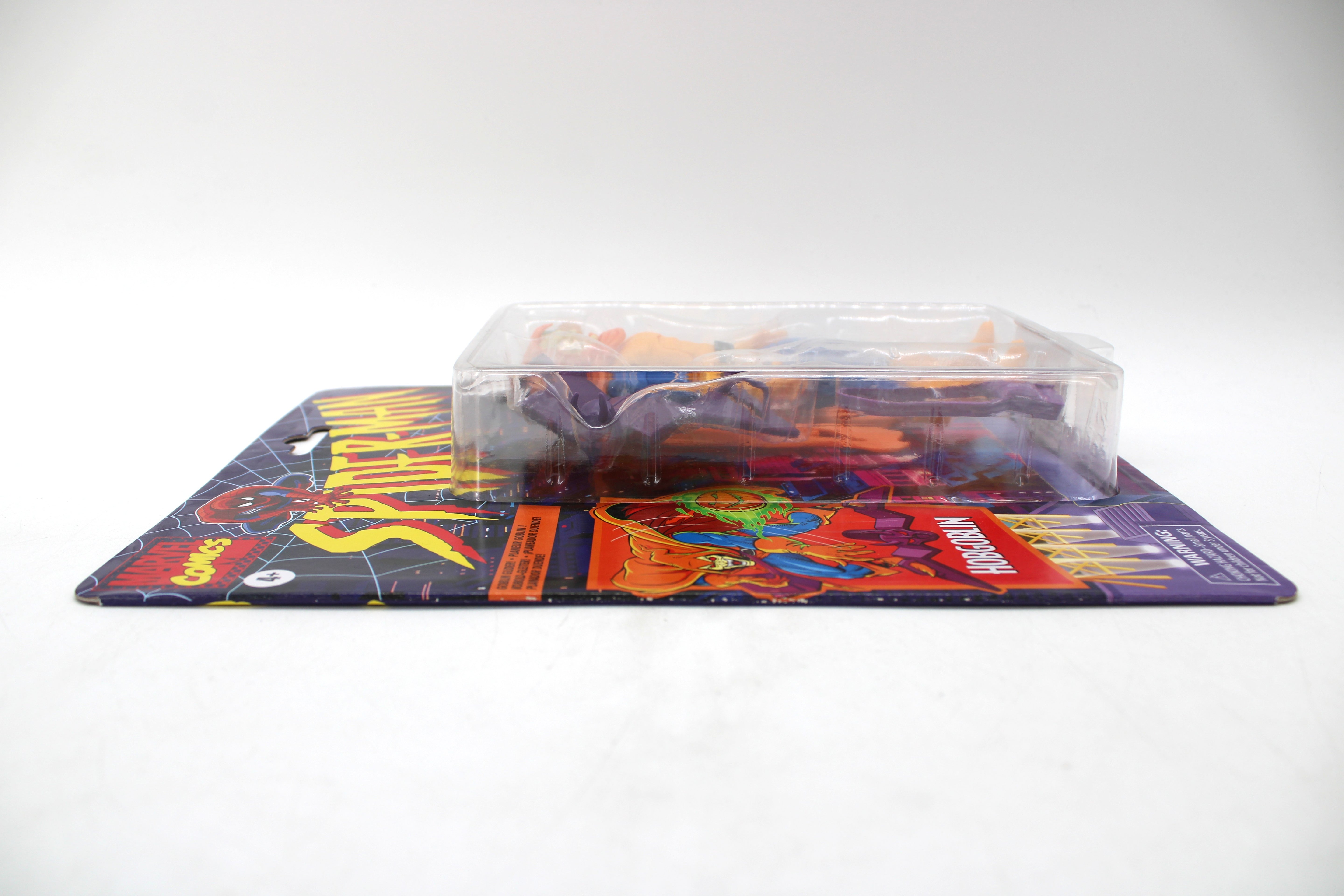 Hobgoblin Marvel Legends Retro 6-Inch Figure — Side View Bubble Detail