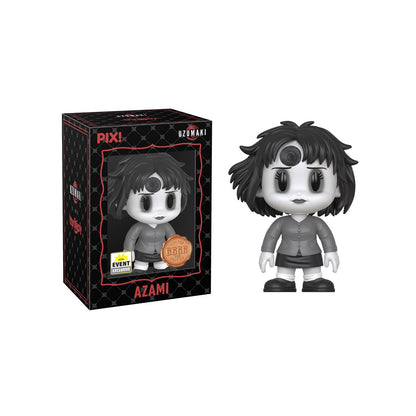 Azami Junji Ito Pix! Vinyl Figure — Black Box Package Detail with Figure Out of Box