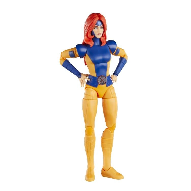 Jean Grey X-Men '97 Marvel Legends 6-Inch Figure — Standing Front View Hands on Hips