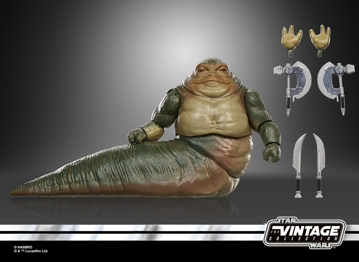 Rotta the Hutt Vintage Collection 3.75-Inch Figure — Figure with Accessories Display