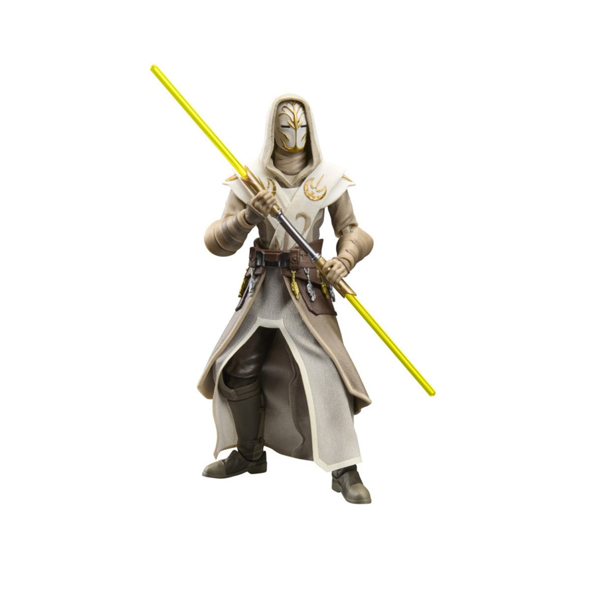 Jedi Temple Guards Black Series 6-Inch — Robed Guard Figure Front View Articulation Pose