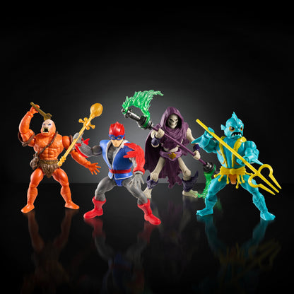 Battle for Subternia MOTU Origins 5.5-Inch 4-Pack — Front View Dark Background Full Set