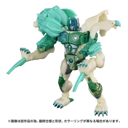 Green Lio Convoy New Legends NL-01 Figure — Robot Mode with Blade Weapons Posed