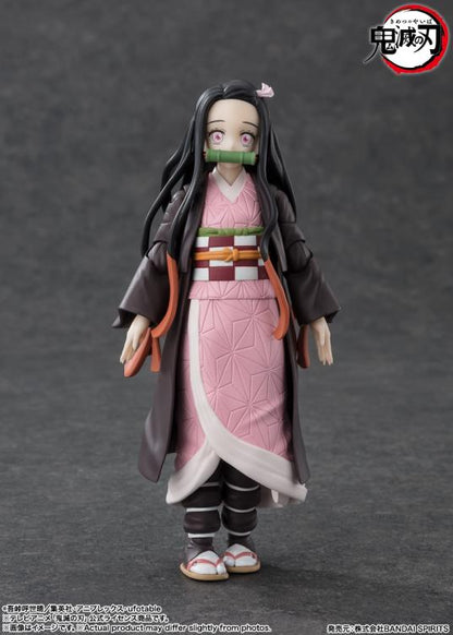 Nezuko Kamado S.H.Figuarts 5-Inch Figure — Full Body Front View Neutral Standing