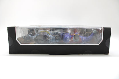 Bizarro & Batzarro DC Multiverse 2-Pack 2024 McFarlane Toys — Bottom Edge Side View Showing Window Detail