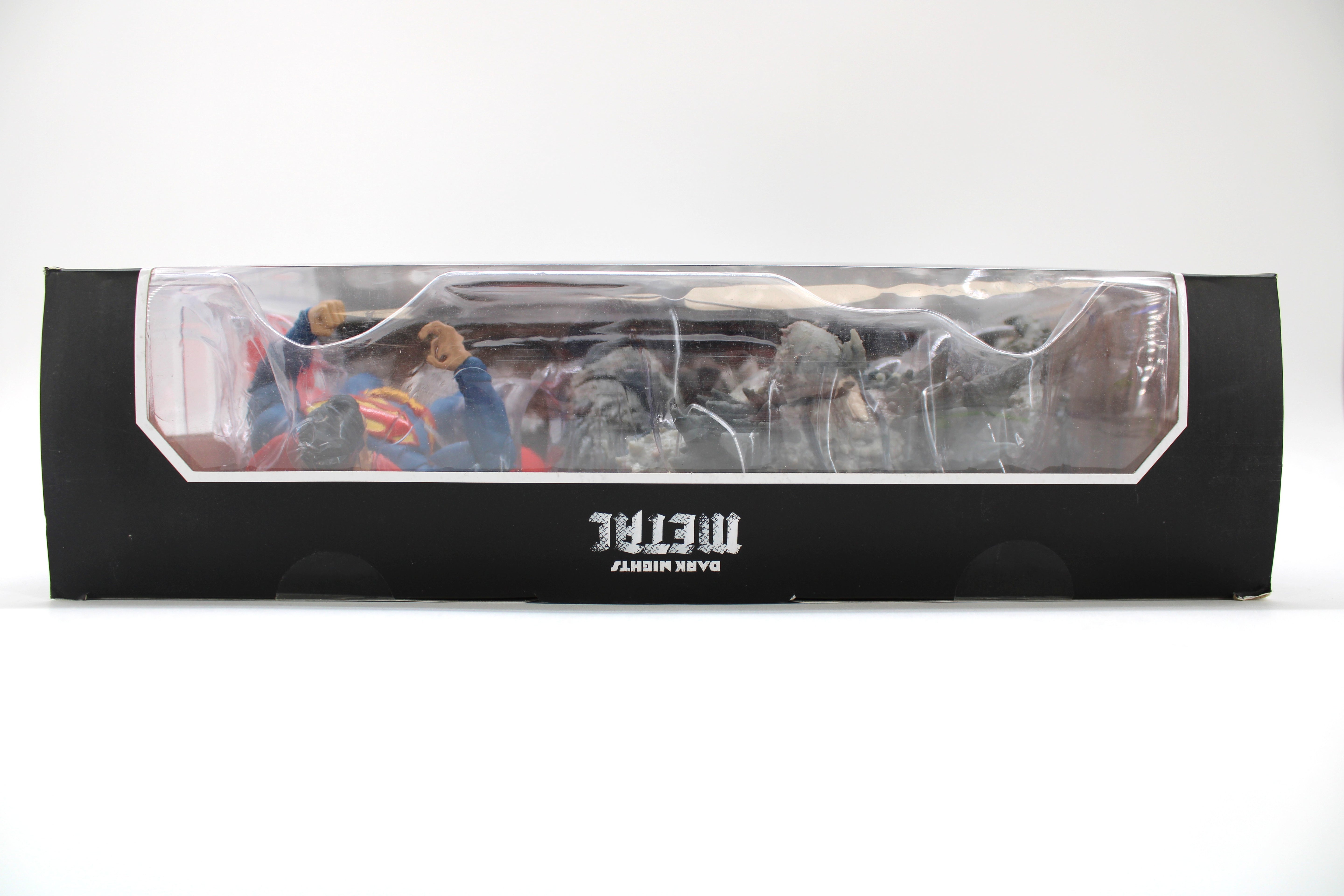 Batman Earth -1 & Superman DC Multiverse 2-Pack — Box Spine Detail with Dark Nights Metal Branding
