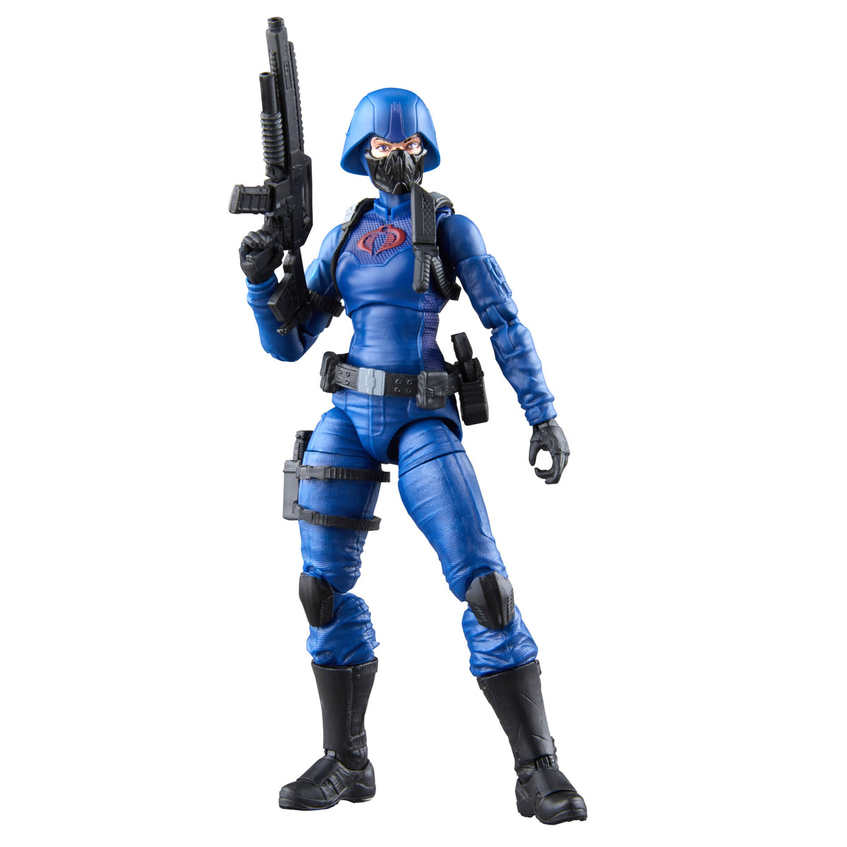 Cobra Valkyrie G.I. Joe Classified Retro 6-Inch Figure — Front View on White