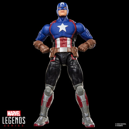 Captain America Avengers Twilight Marvel Legends 6-Inch Figure — Full Body Front View