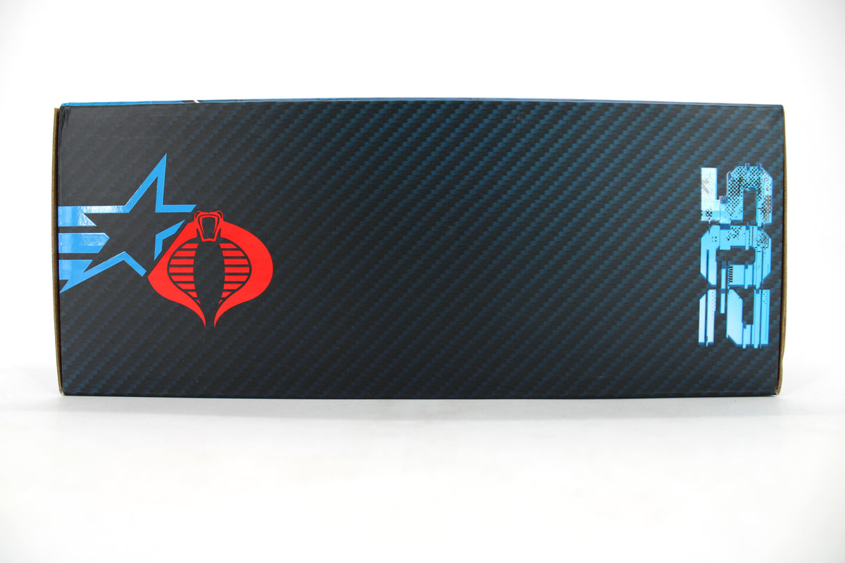 GI Joe Classified Series #205 SDCC Exclusive — Box Bottom Spine with Cobra and Joe Faction Icons