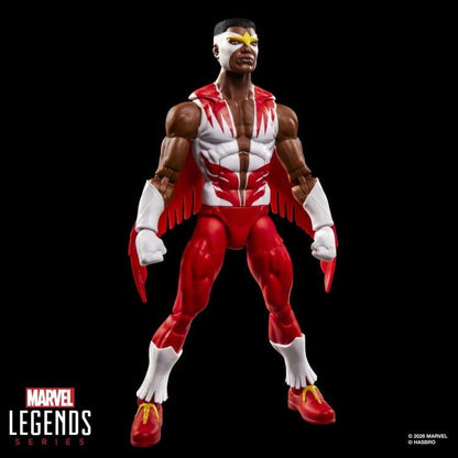 Falcon Secret Wars Marvel Legends 6-Inch Figure — Front View with Small Wings Attached