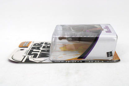 Mace Windu Star Wars Clone Wars 2003 3.75-Inch Carded Figure — Side View Showing Bubble Depth