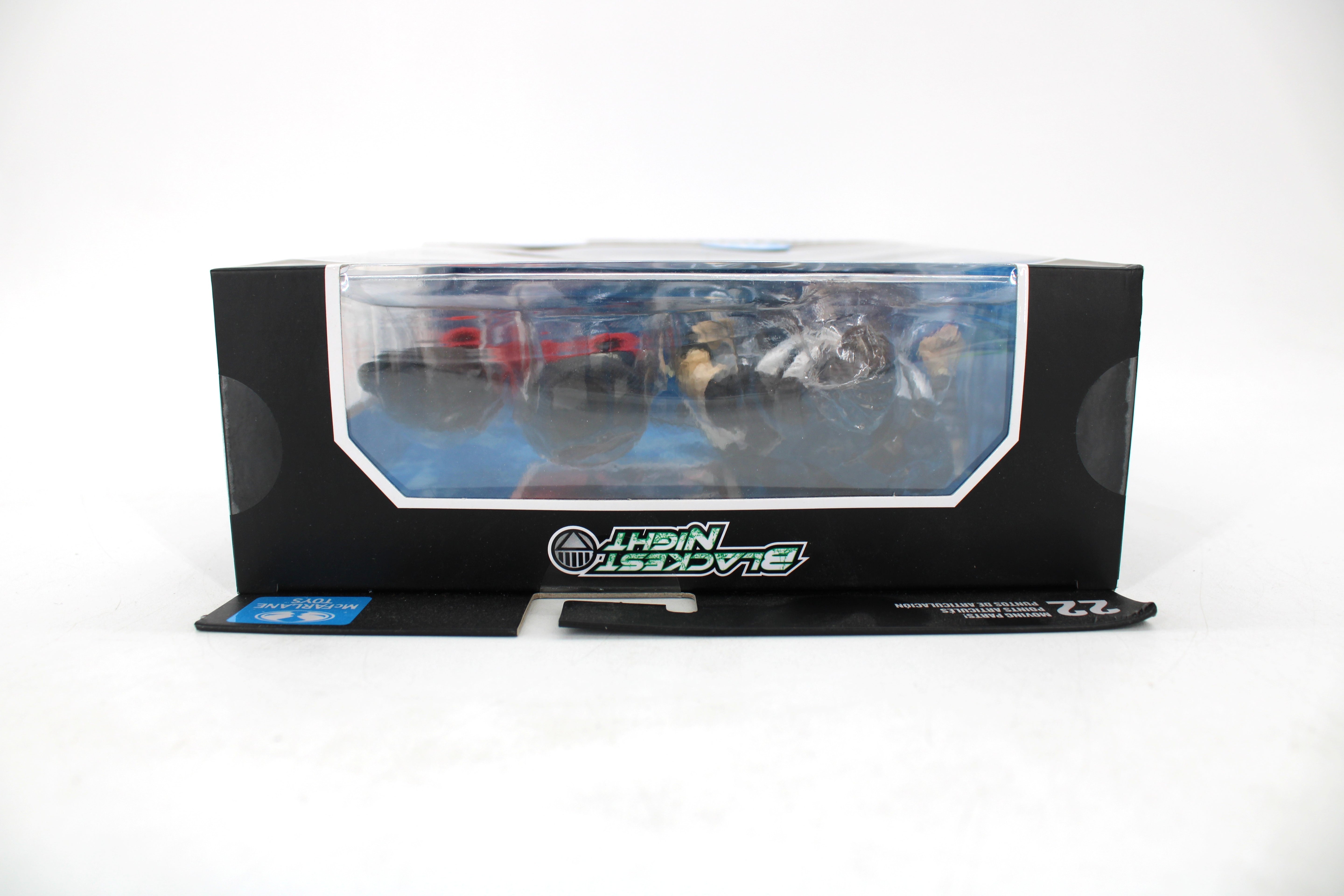 Black Lantern Superman DC Multiverse 7-Inch Figure — Bottom Edge Bubble Detail