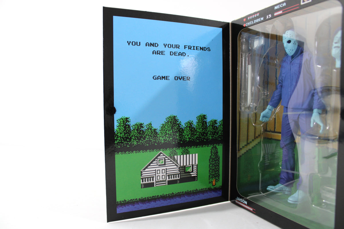 Jason Voorhees NECA Power Play Series NES Figure — Game Over Inner Flap Detail Side View