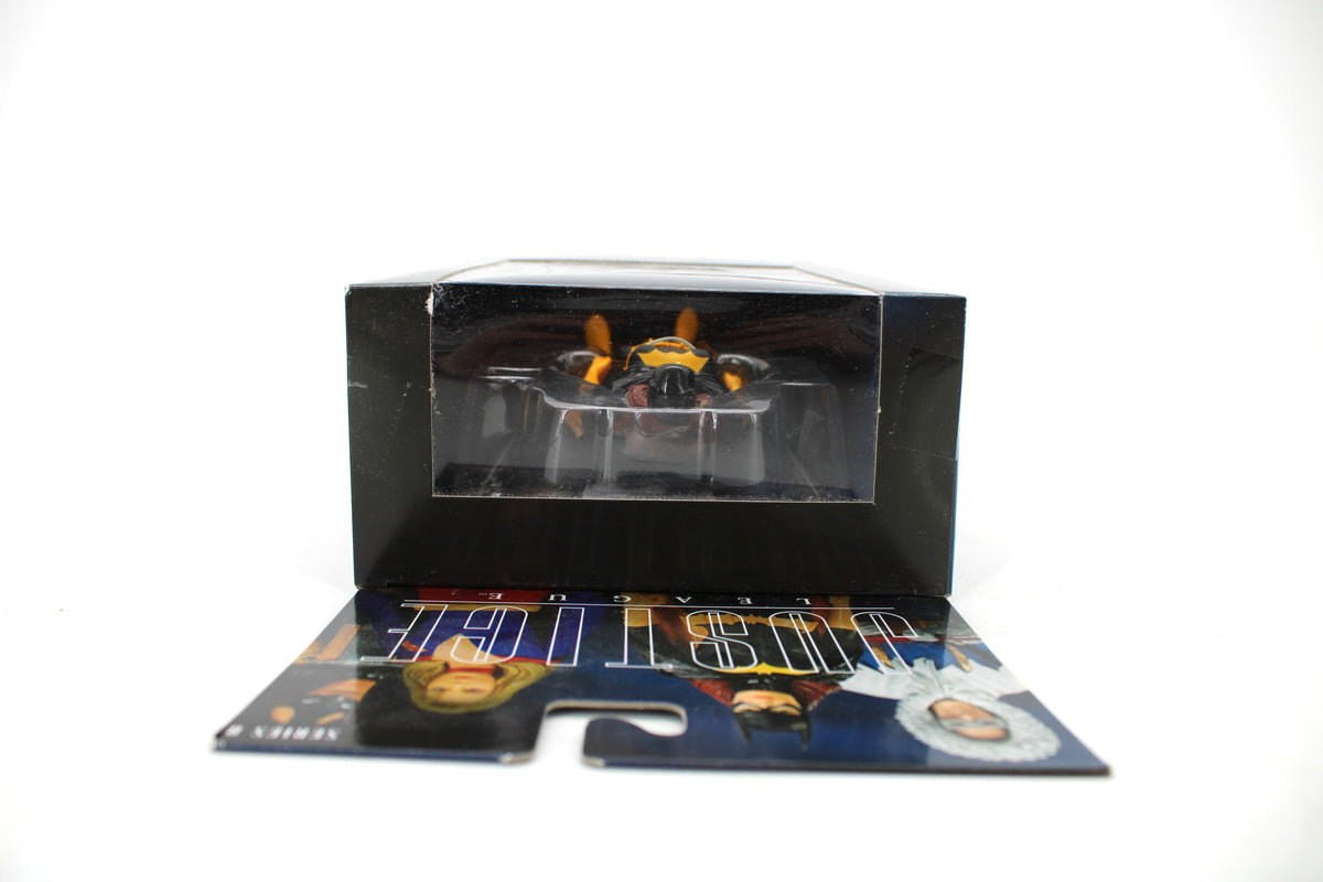 Batgirl DC Direct Justice League Series 8 Figure — Bottom View Showing Figure in Tray