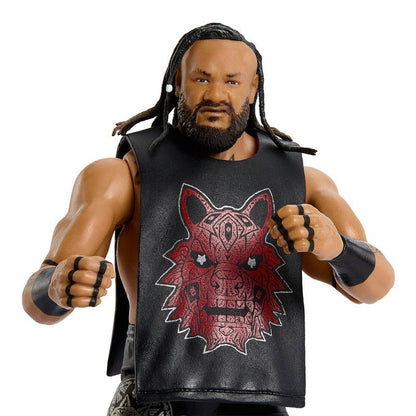 Jacob Fatu WWE Main Event Series 167 6-Inch Figure — Wolf Vest Close-Up Detail
