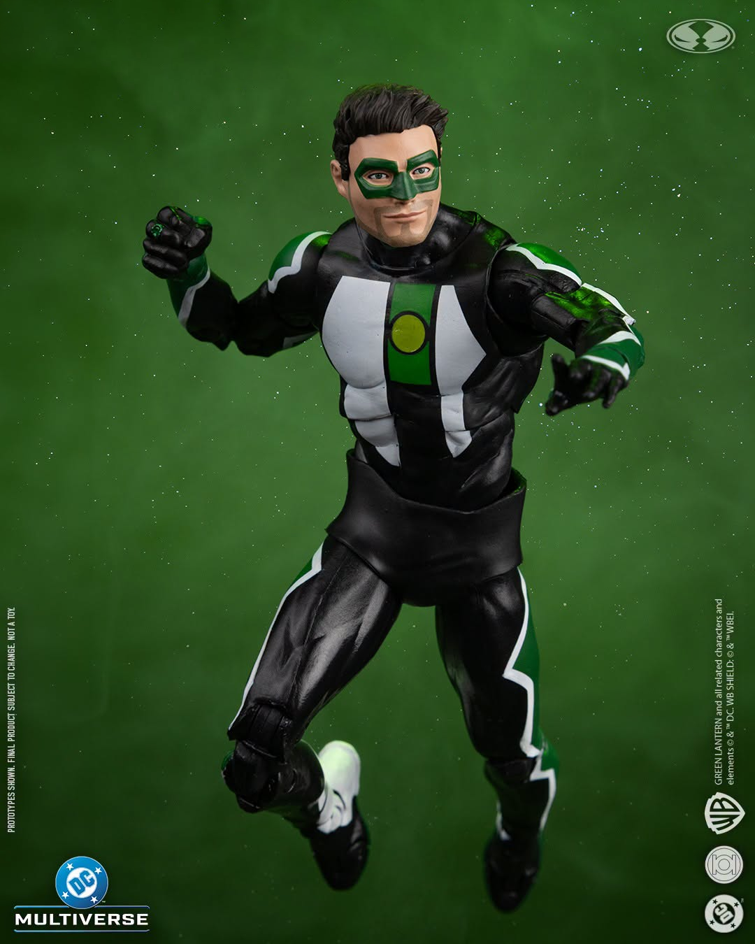 Kyle Rayner Green Lantern DC Multiverse 7-Inch Figure — Dynamic Flying Pose Front View