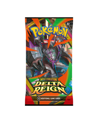 Delta Reign Booster Pack Pokemon TCG — Mega Golisopod ex Pack Art Front
