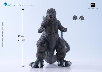 GMK Godzilla Exquisite Basic 7-Inch Figure — Front View With Scale Reference Showing 18cm Height And Interchangeable Hands