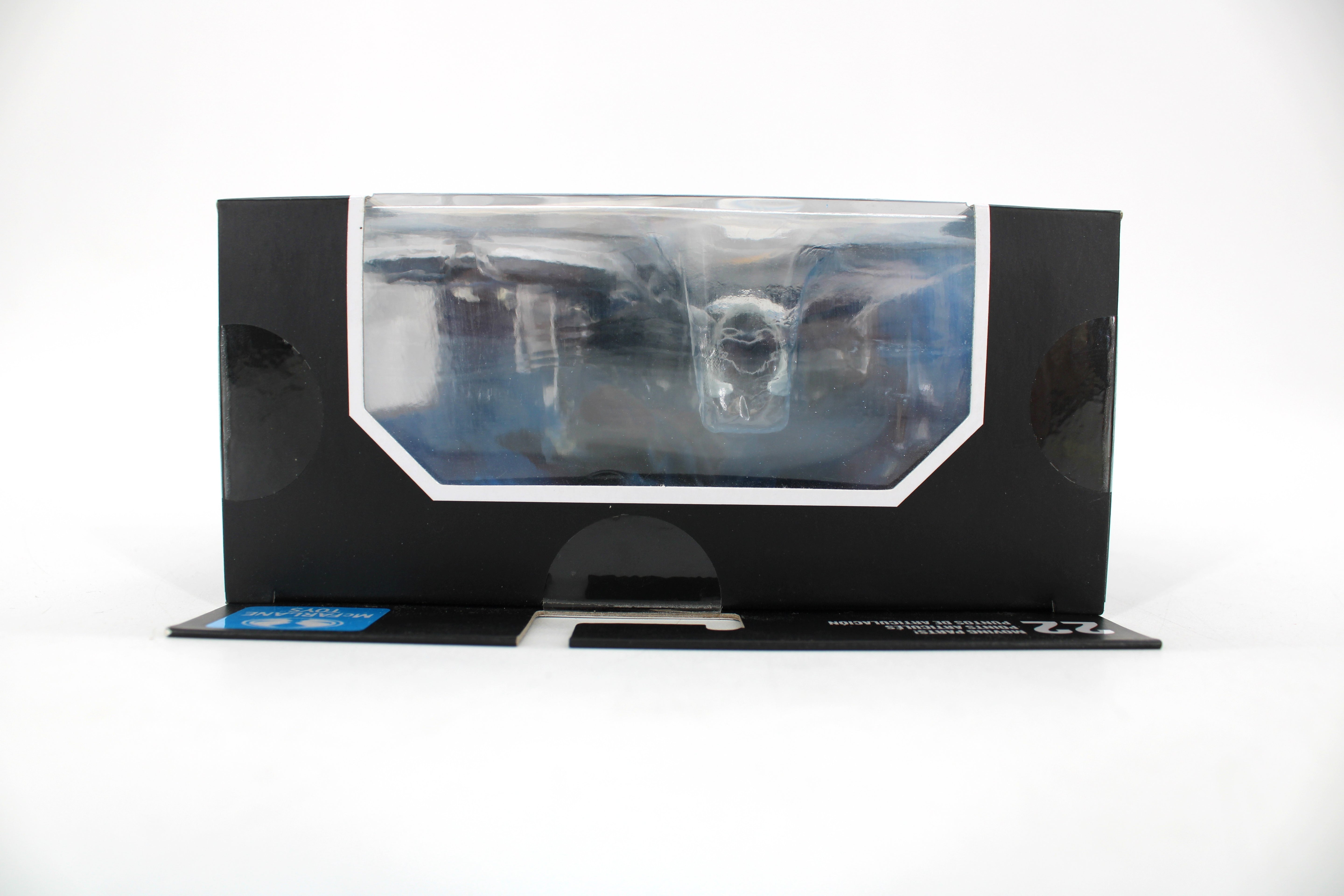 Batman Duke Thomas DC Multiverse Figure — Bottom View Showing Blister Window and Stand