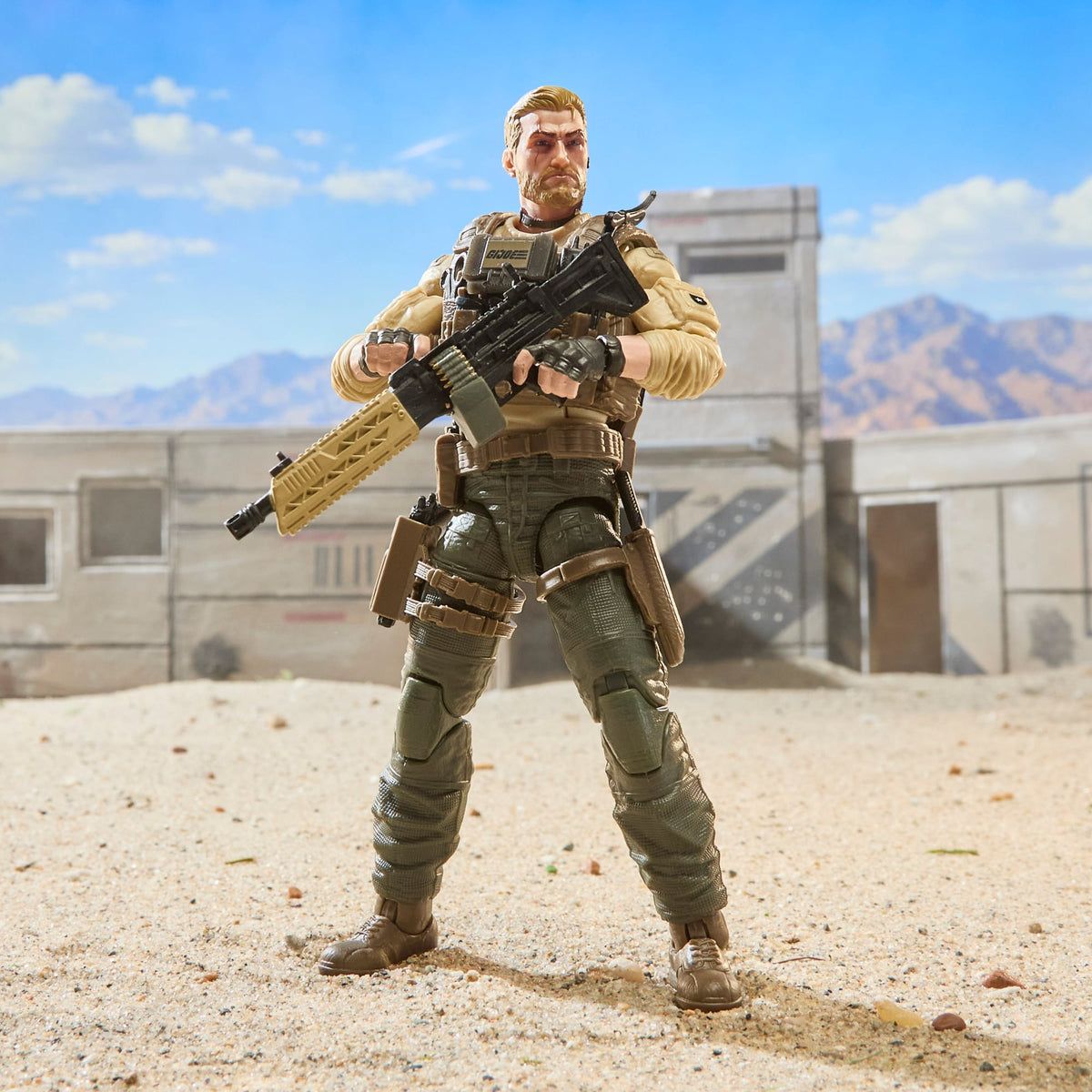 Duke G.I. Joe Classified Series 6-Inch Figure — Full Body Front View with Rifle