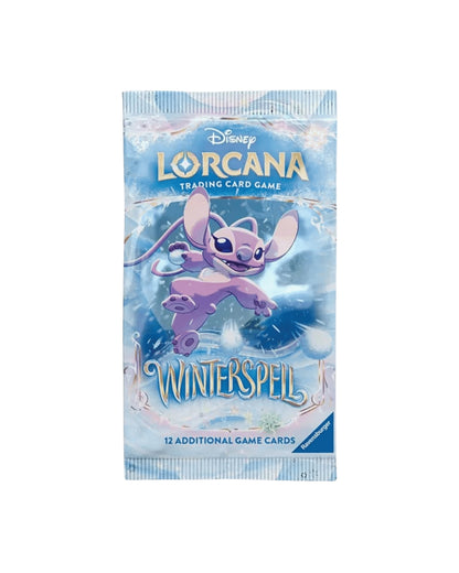 Winterspell Booster Pack Disney Lorcana — Angel Pack Art Front
