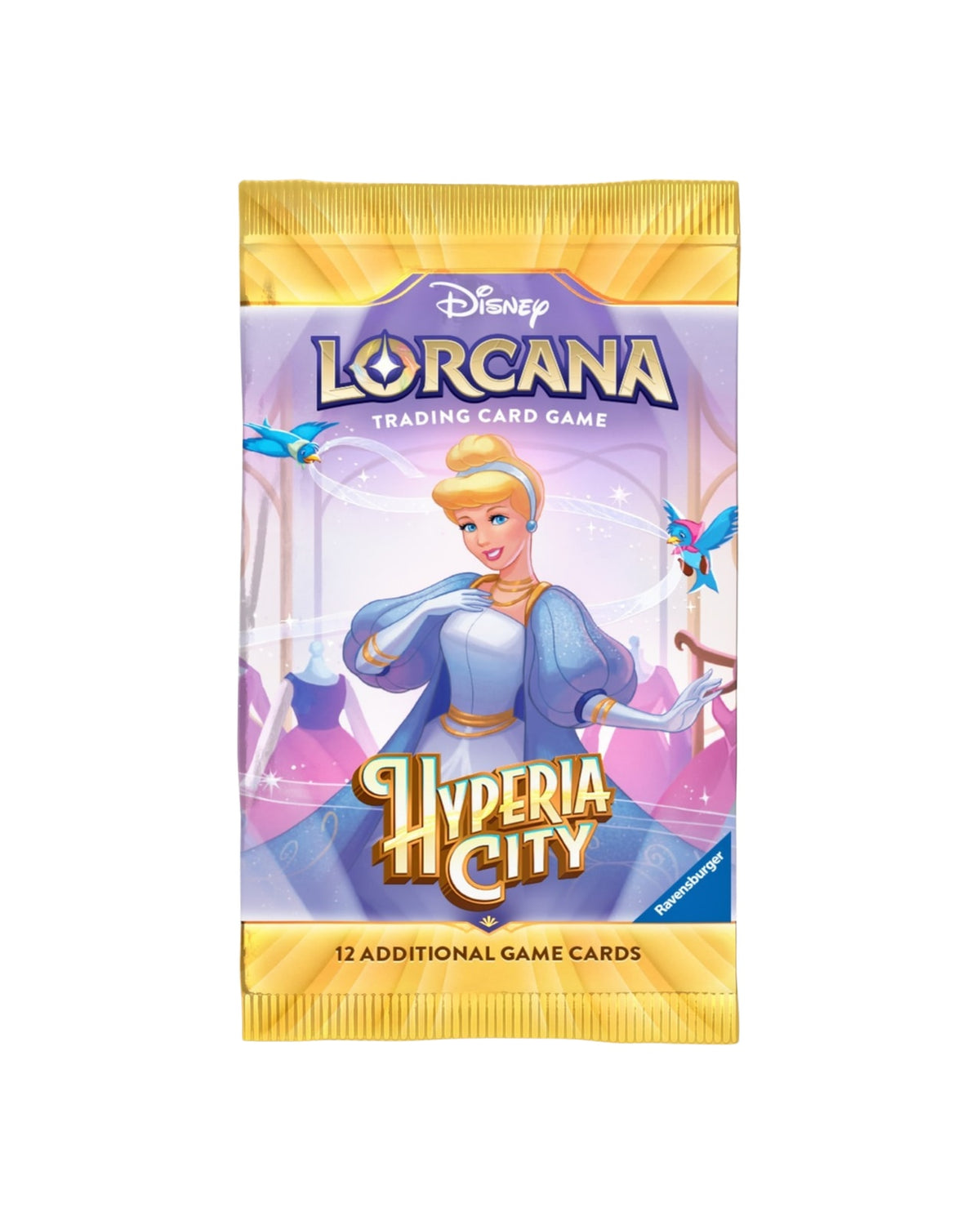 Hyperia City Booster Pack Disney Lorcana TCG — Cinderella Booster Pack Front