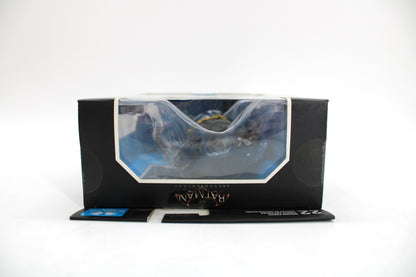 Batman Arkham Knight DC Multiverse 7-Inch Figure — Top View Showing Plastic Display Crack