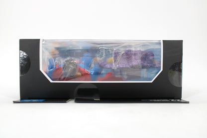 Superman of Earth-3 DC Multiverse Crime Syndicate 7-Inch Figure — Bottom Edge View Showing Blister Window Condition