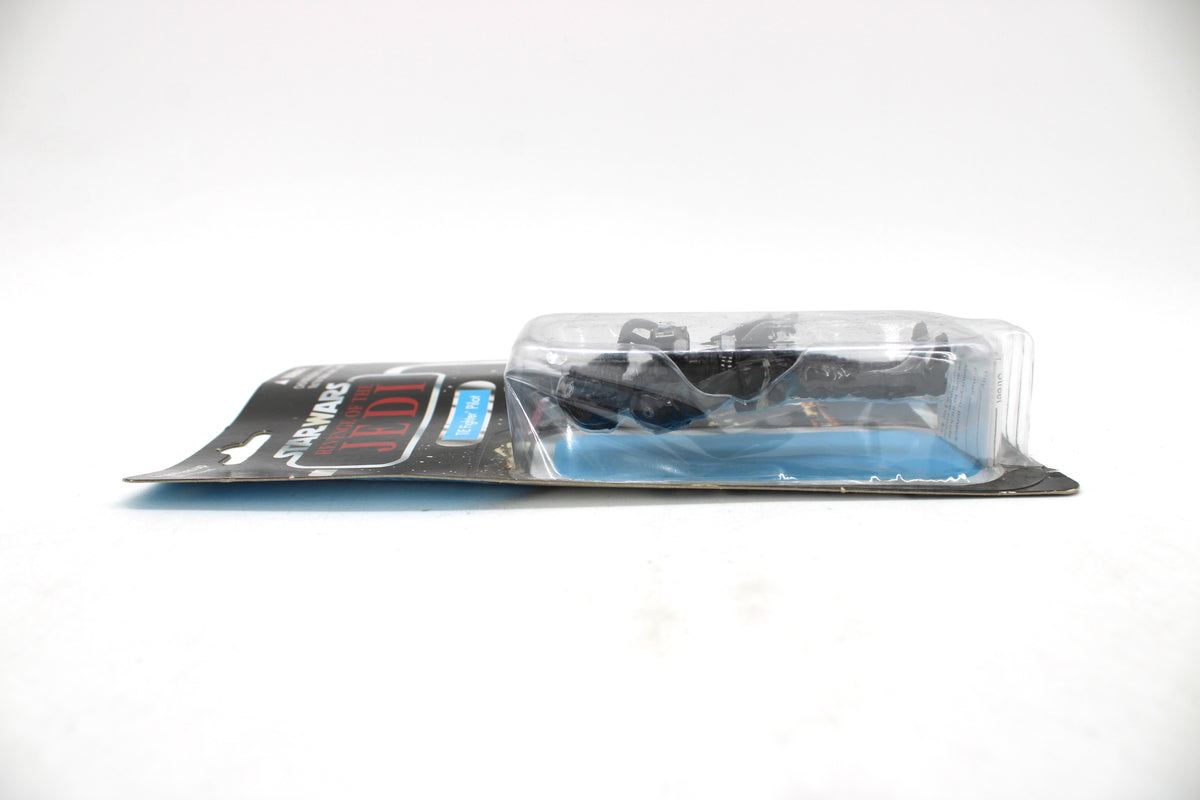 TIE Fighter Pilot Vintage Collection VC65 Revenge of the Jedi Card — Side View Showing Card and Bubble Profile