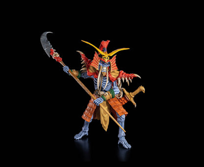 Bone-Zai Skeleton Warriors Infinite Legions 6-Inch Figure — Dynamic Angled Pose with Putrid Pole-Chopper and Sword