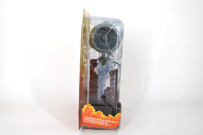 Cyborg DC Super Friends 2007 Figure with Cannon Blaster — Side View Left Panel