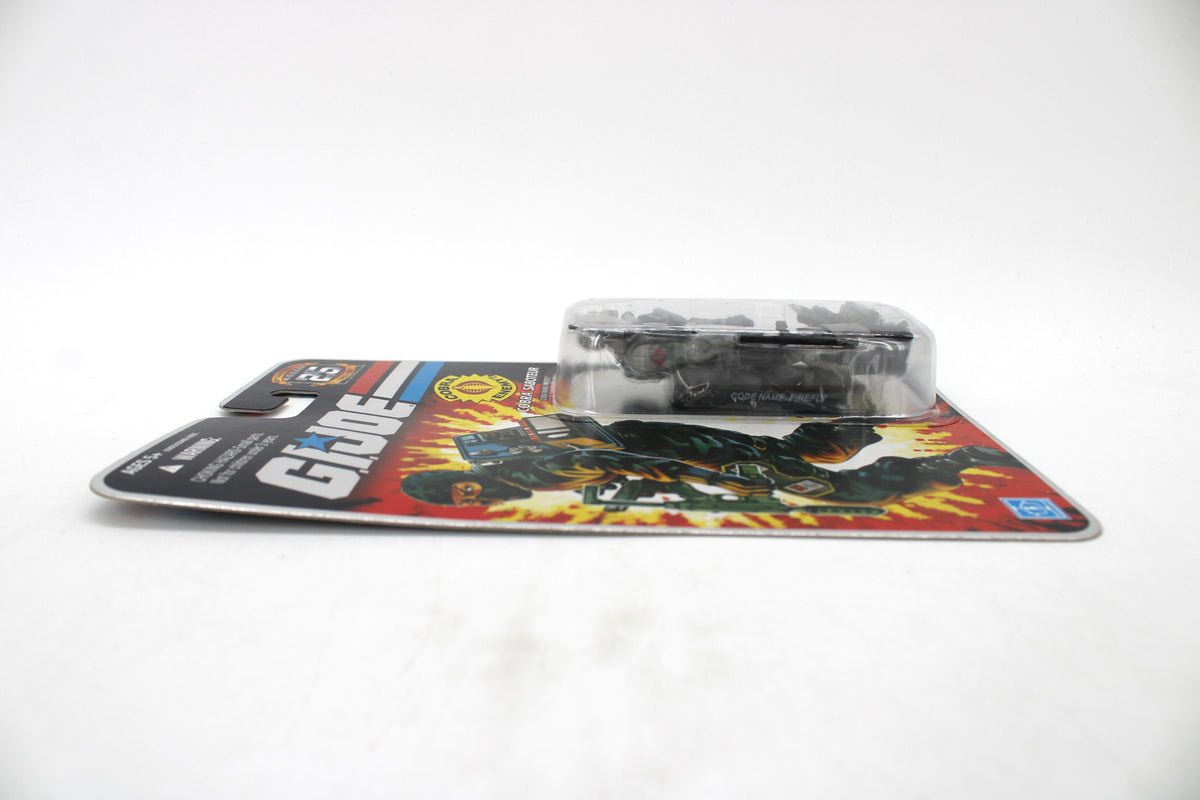 Firefly G.I. Joe 25th Anniversary 3¾-Inch Carded Figure — Side View Left