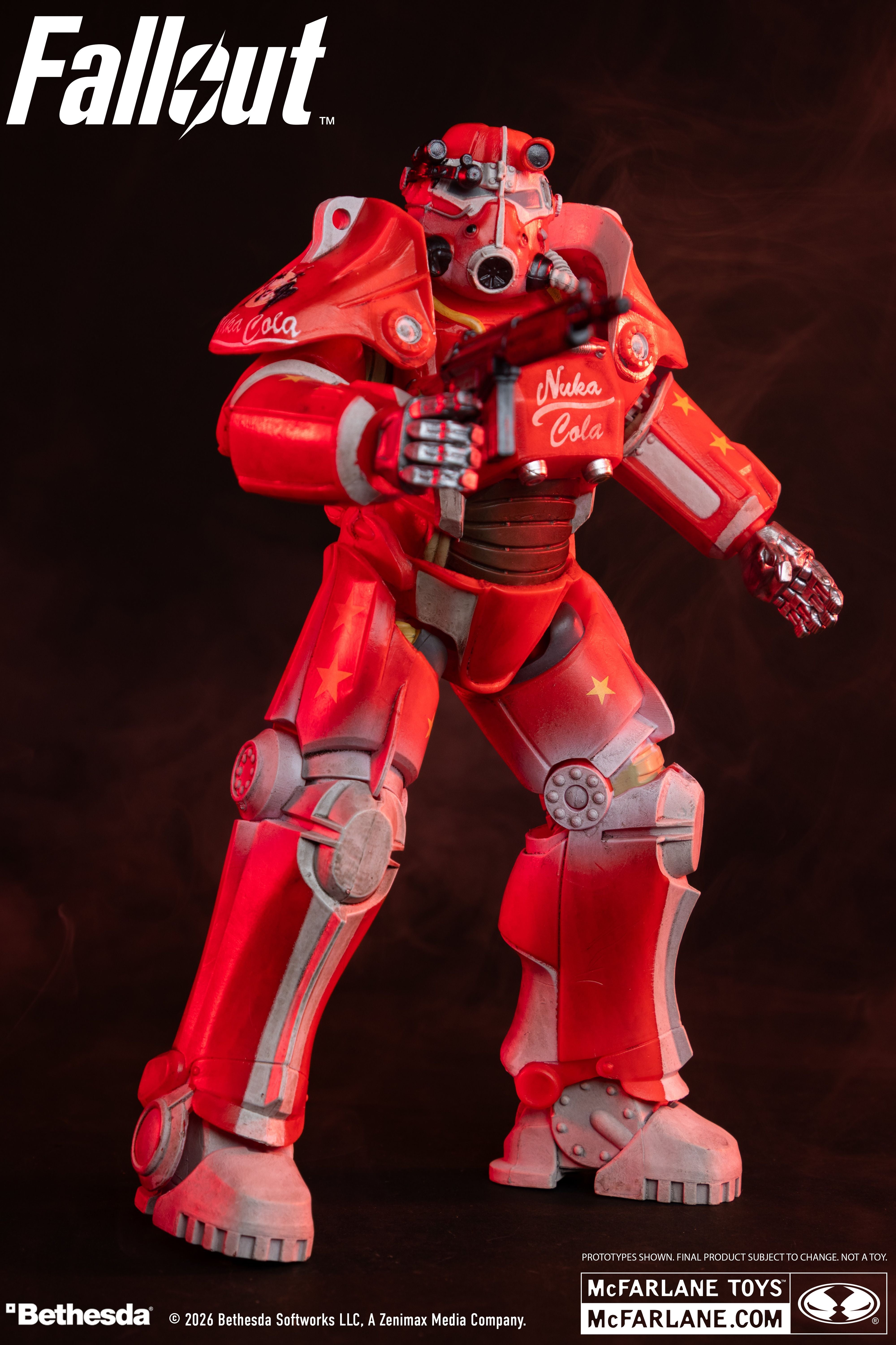 T-45B Nuka Cola Fallout Elite Edition 7-Inch Figure — Side View Articulation Pose